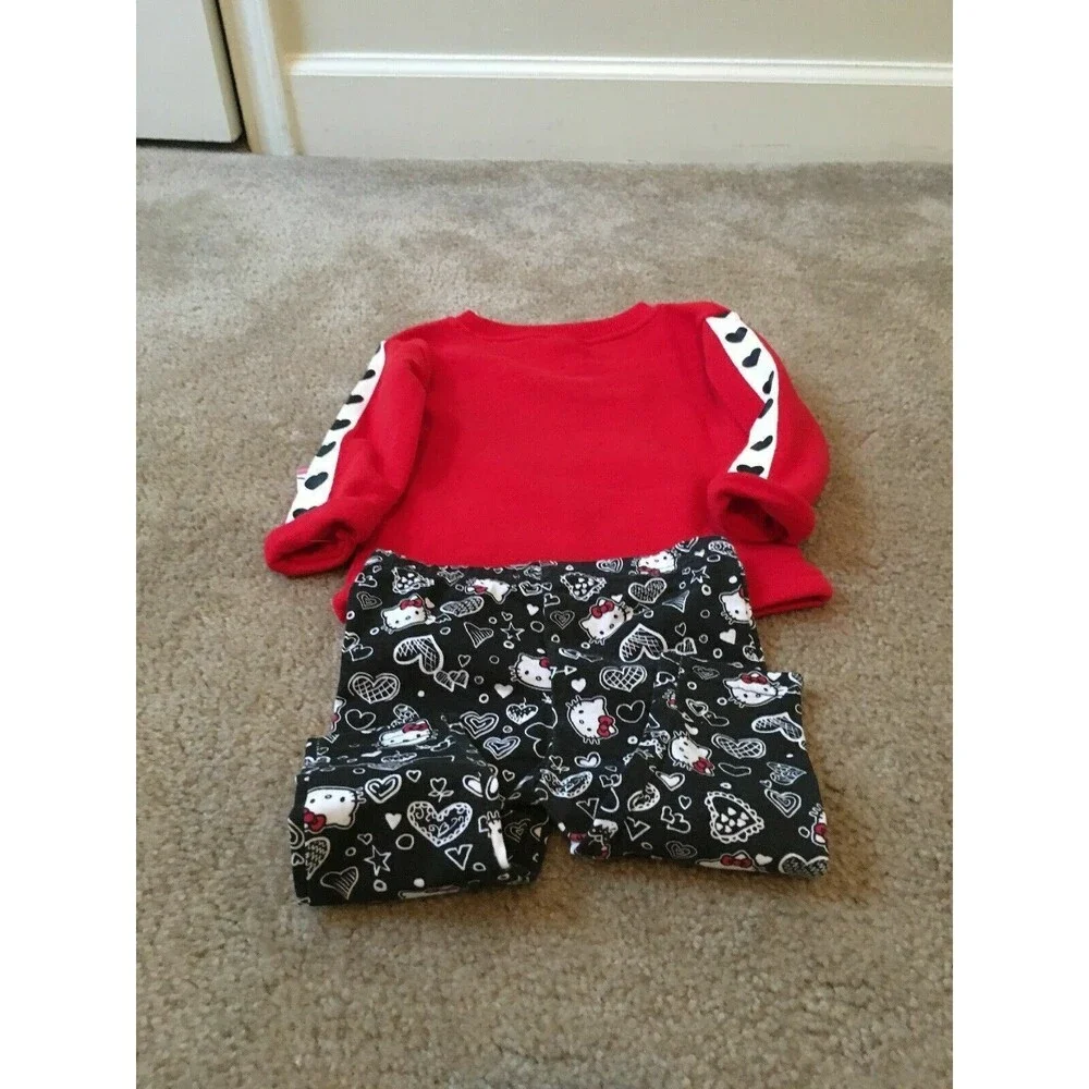 2 Piece Hello Kitty Baby Girls Set Outfit Shirt Leggings Size 18 Months - Picture 9 of 9